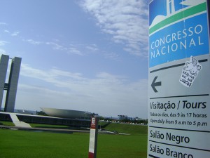 Sticker - Congresso Nacional - Placa  - Brasília