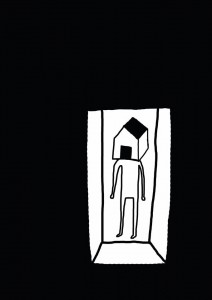 Infogravura - Homem Casa